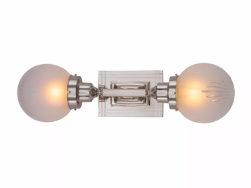 PARIS III - Brass wall lamp by Patinas Lighting - view 2